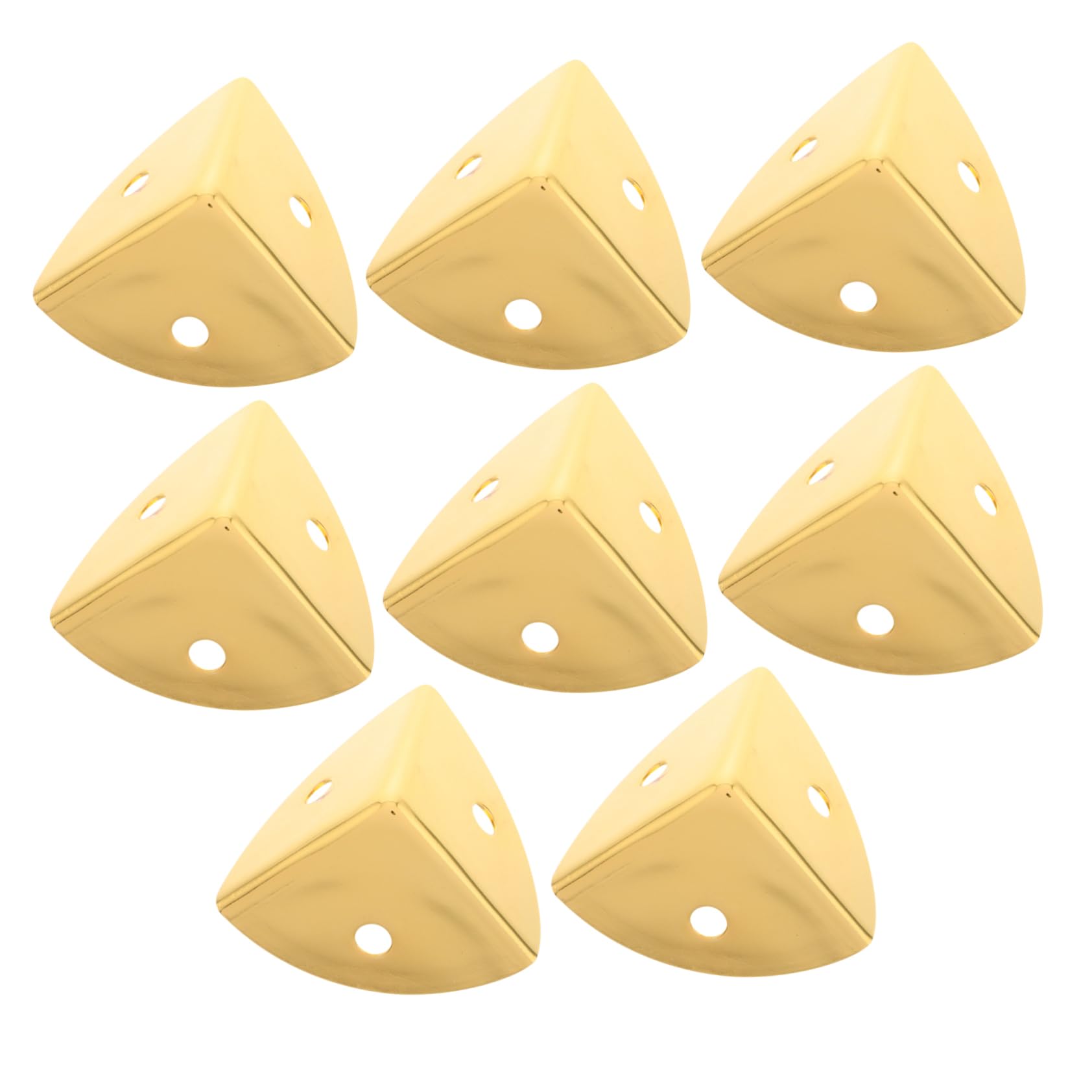 SEWACC Corner Safety Guards 8pcs Metal Corner Protectors Protective Guards for Furniture Decorative Iron Bumpers Quick Install Office Home