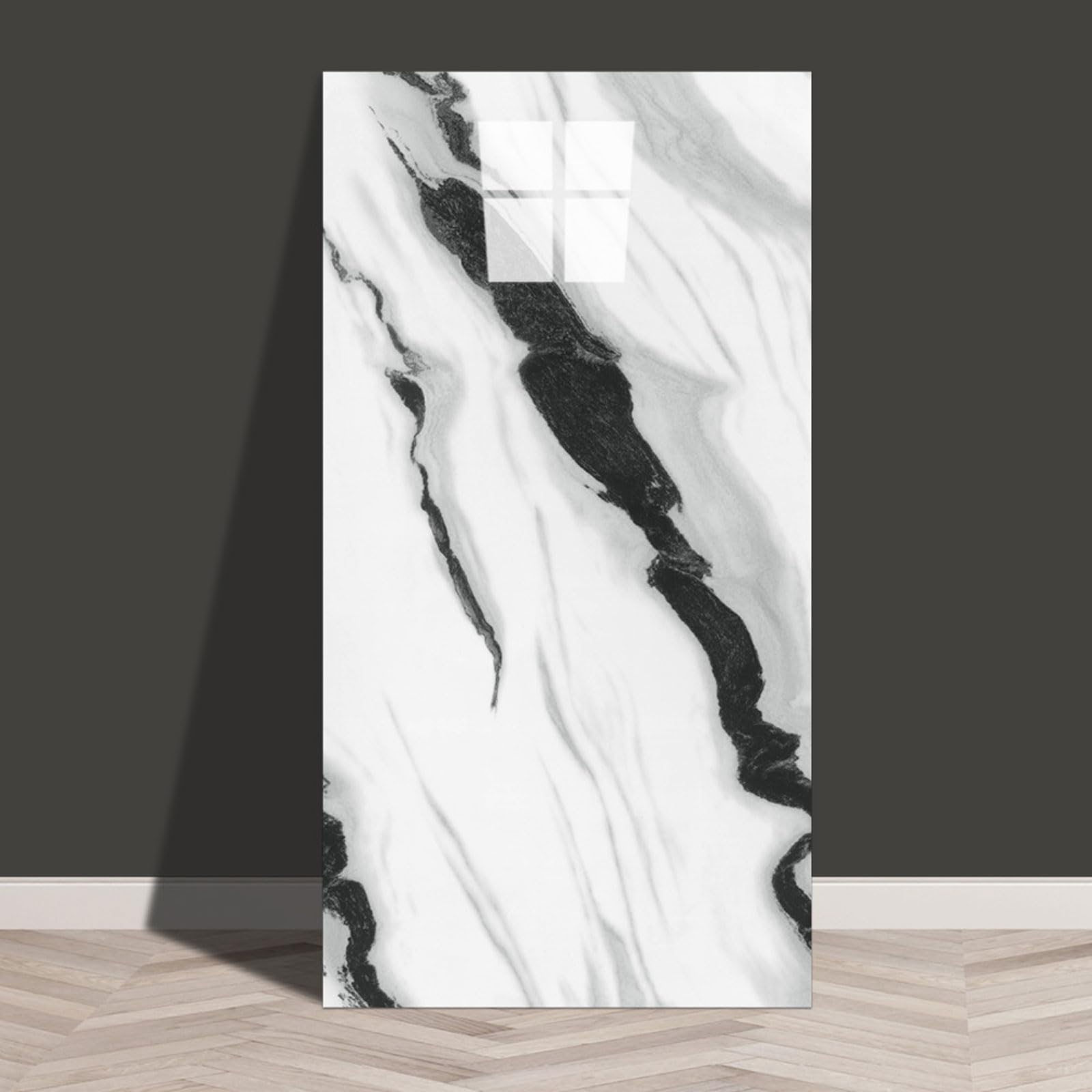 ByteRunning Marble Tiles,Marble Peel And Stick Wall Tiles,stick On Tiles For Bathroom,PVC Self Adhesive Wall Backsplash Tiles,Glue Up Ceiling Panels,Waterproof Oil Proof,Smooth,For Ceiling Or Wall