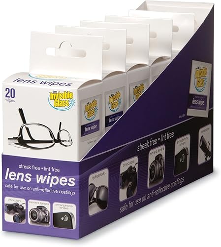 Miniatura 9 de Invisible Glass 90102 - Toallitas de limpieza de lentes y pantalla sin pelusas, perfectas para gafas, cámaras, electrónicas, 20 unidades