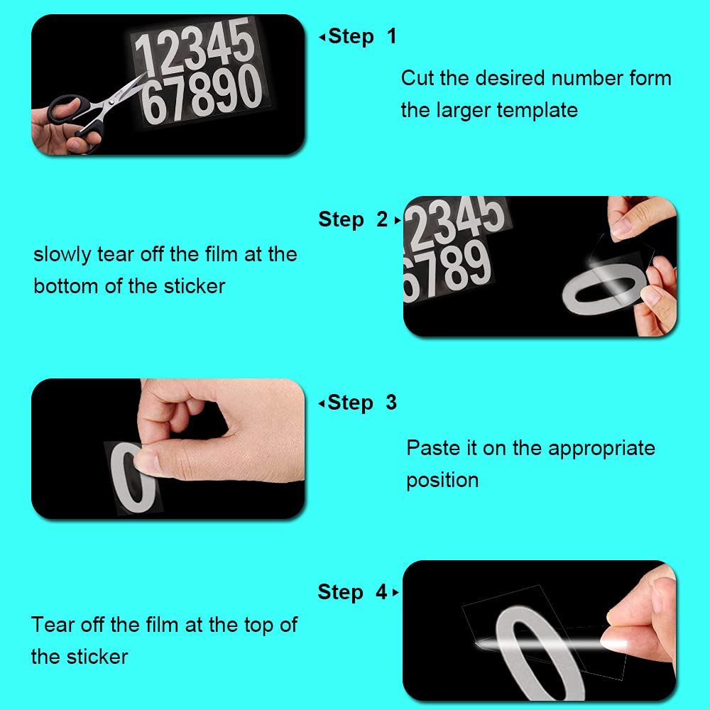 Vignetta Adesiva Retrorifraduta Di Una Cassetta Postale Per Cartoni Animati Un Adesivo Retrorifrato Creativo Delle Lettere Dei 150400392 - Foto 3