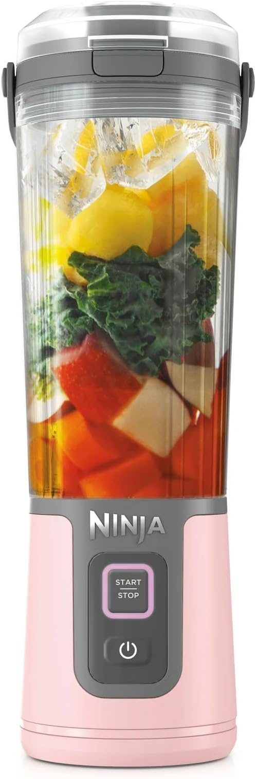 Ninja Blast 16 oz Personal Portable Blender (Dusty Pink)