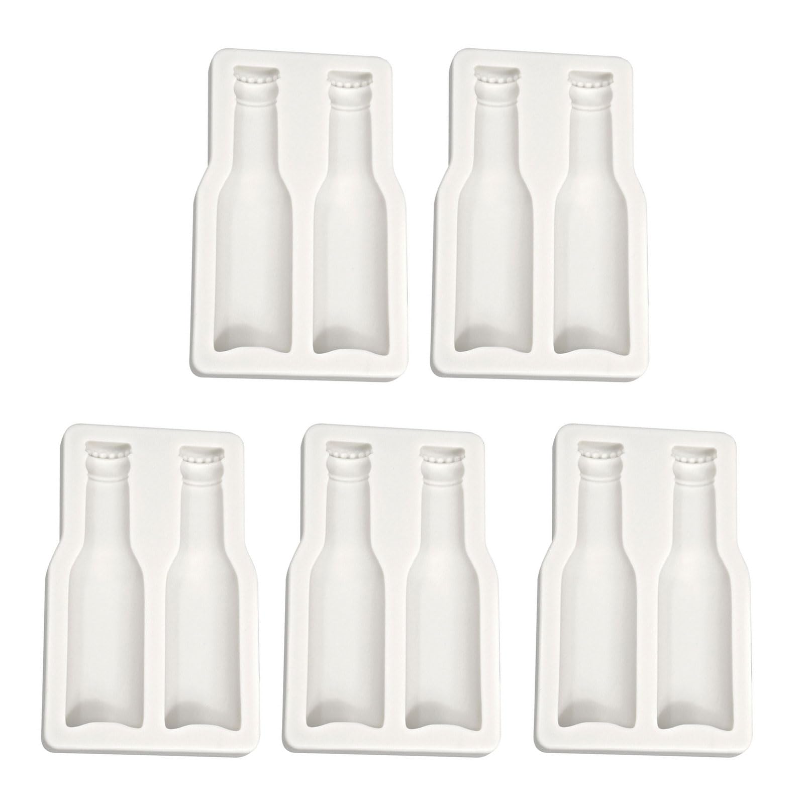 Molde de botella de cerveza de silicona para decoración y repostería de tarta de fondant de chocolate