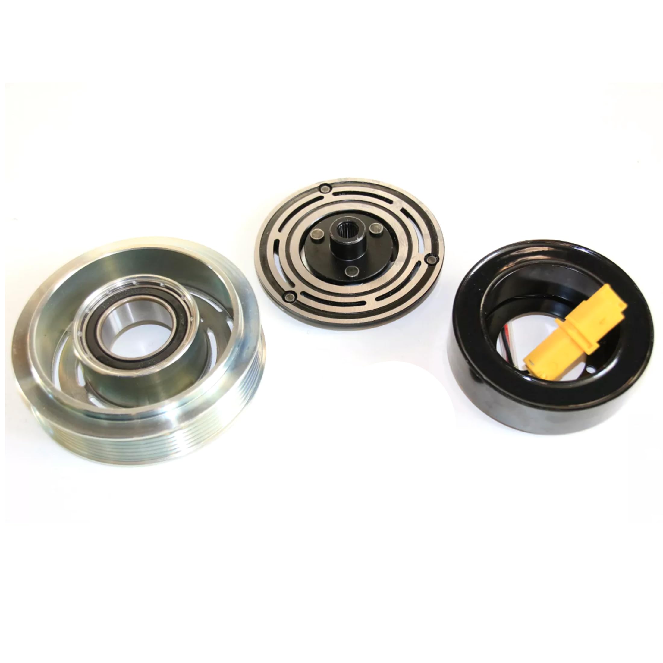 Partsline Embrayage Électromagnétique Compresseur Climatisation compatible avec 3008, 307, 406, 5008, 508, Expert, Berlingo, C4 Picasso, C5, Jumpy, Xsara, Ulysse équivalent à 9800859180 9659231580