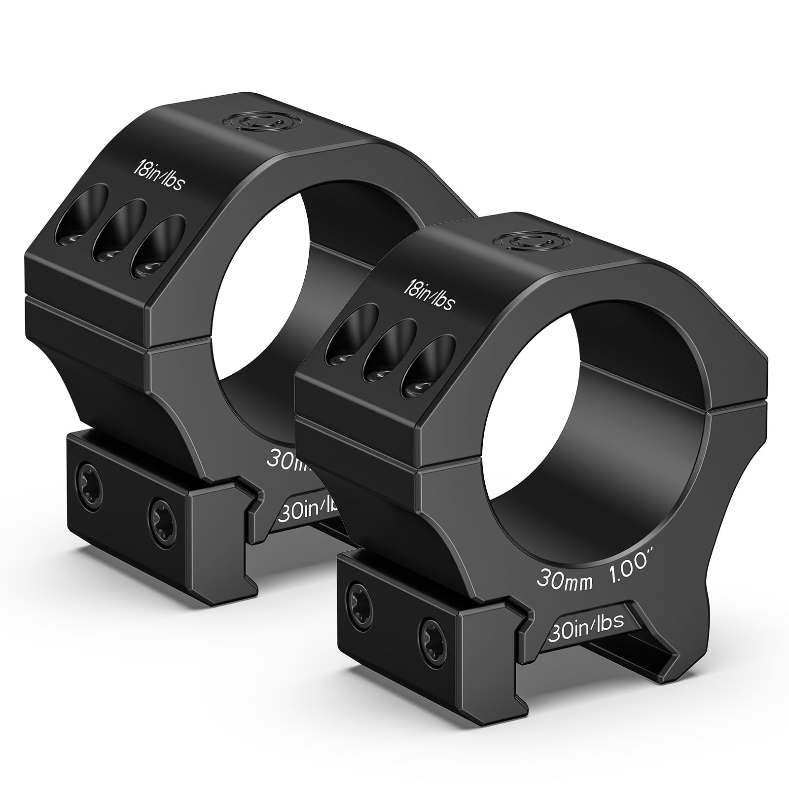 CVLIFE 30mm Scope Rings Mount - 7075 Aluminum Medium Profile Scope Mounts Rings Compatible with Picatinny Rails and More - 2 Pieces