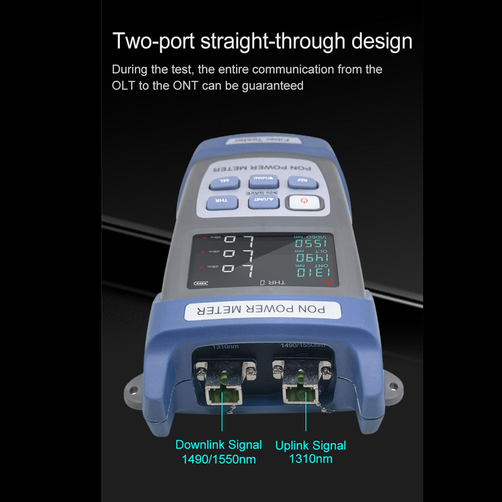 Optical Power Meter Glasfaser Test Tool Kit Hochpräzise Netzwerk Scanner FTTH PON GPON
