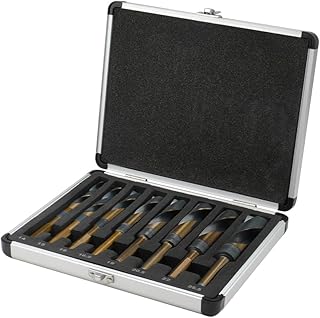 Hoteche 8Pcs High-Speed Steel Twist Drill Bit Set