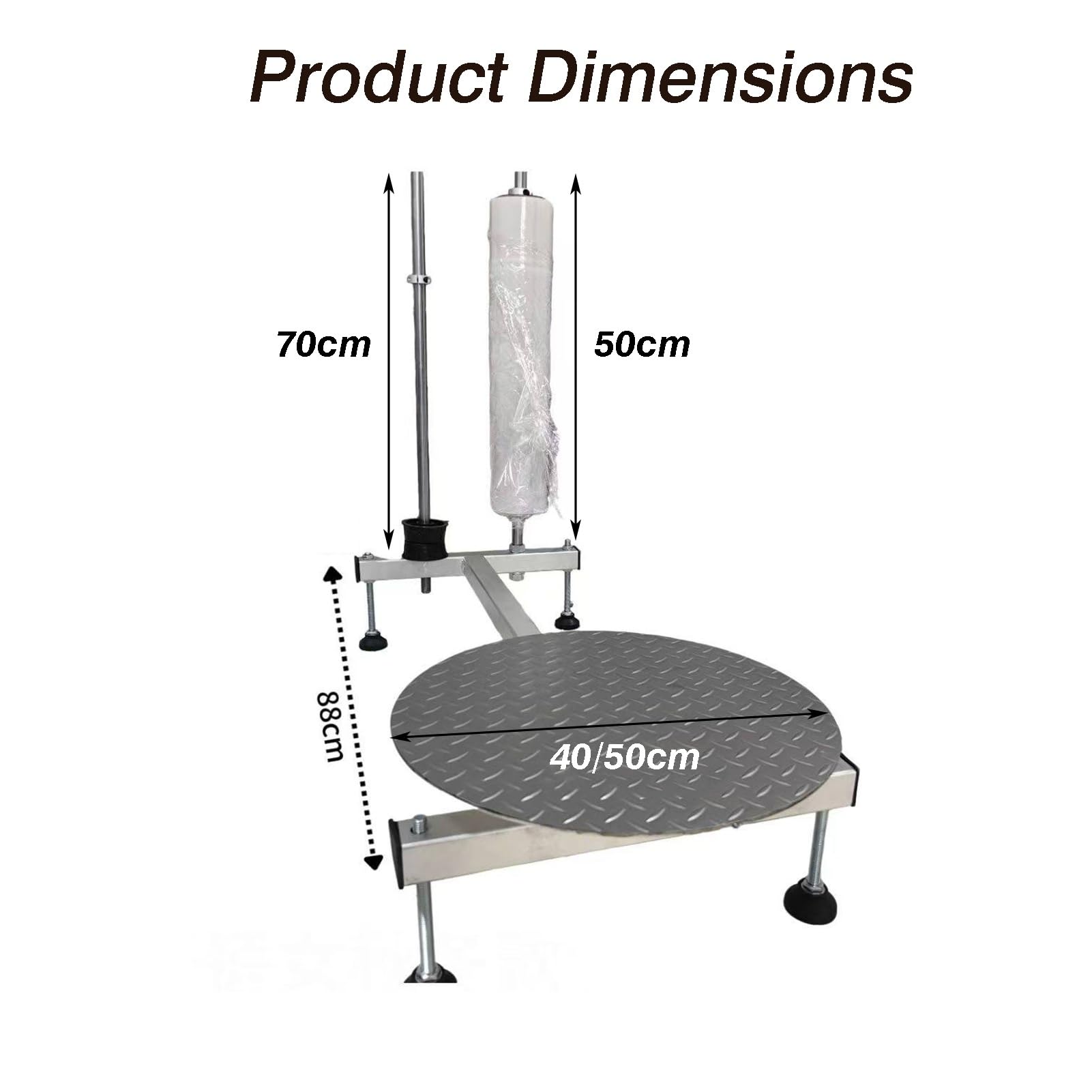 Dispenser For Rotoli Di Pluriball, Imballaggio Con Pellicola Estensibile | Portapacchi for pallet piccoli, capacità di carico di 200 kg for rotoli di schiuma EPE in cotone perlato(Width 40cm)