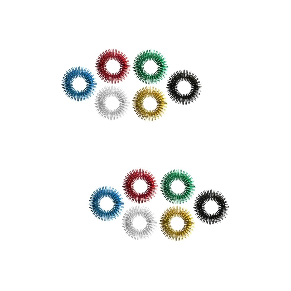 KOMBIUDA 2sets Finger Massage Tool Acupressure Points Hand Toy for Relief Great for Add 6pcs*2