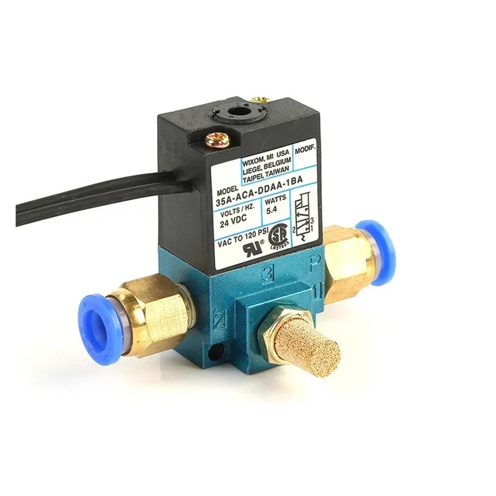 MAC 3 Port Electronic Boost Control Solenoid Valve 35A-ACA-DDBA-1BA 35A-ACA-DDFA-1BA 35A-ACA-DDAA-1BA with Brass(3)