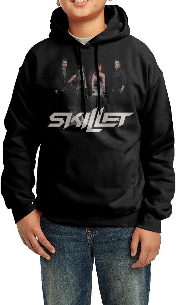 YHTY Youth Boys/Girls Sweatshirt Skillet Team Black