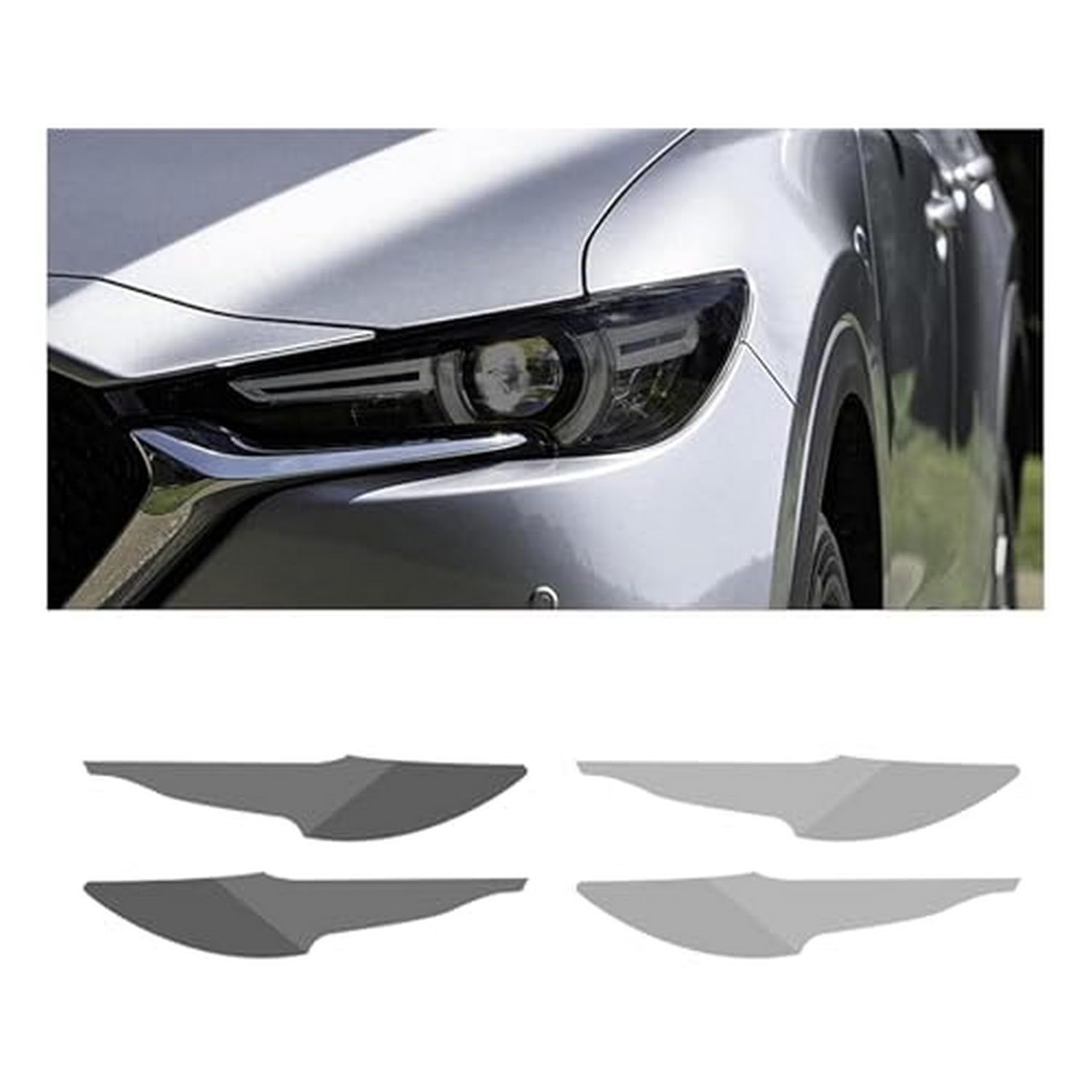 Autocollant TPU transparent pour phares Mazda CX-5 idéal trajets quotidiens