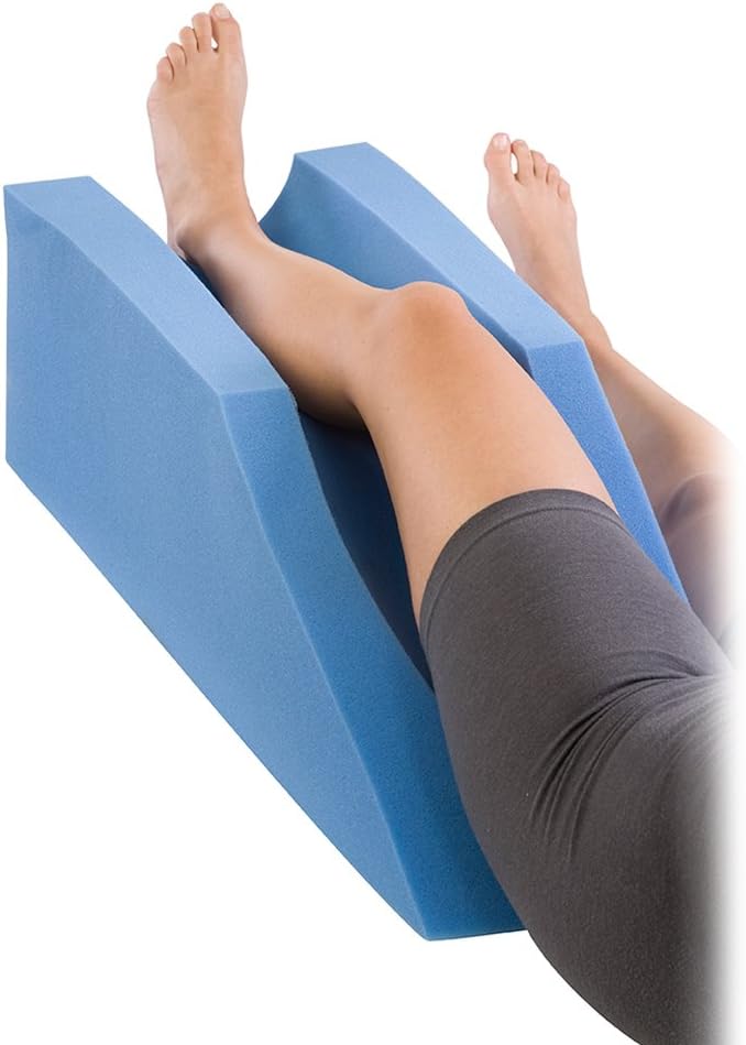 ProCare Elevating Foam Cushion Leg Rest Support Pillow: Inclined Wedge, One Size Fits Most