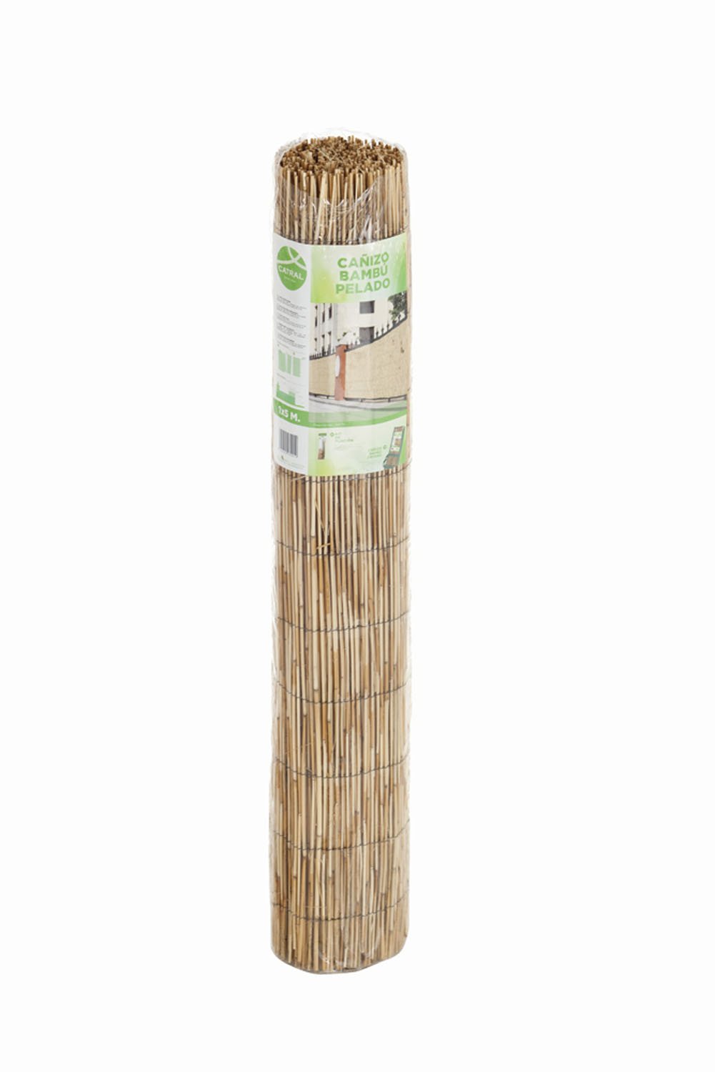Catral M258111 - Cañizo bambu pelado tejido, 2x5 metros