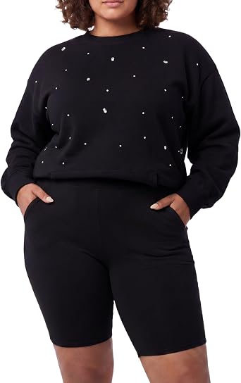Torrid Womens Plus Size 9" Pocket Bike Short
