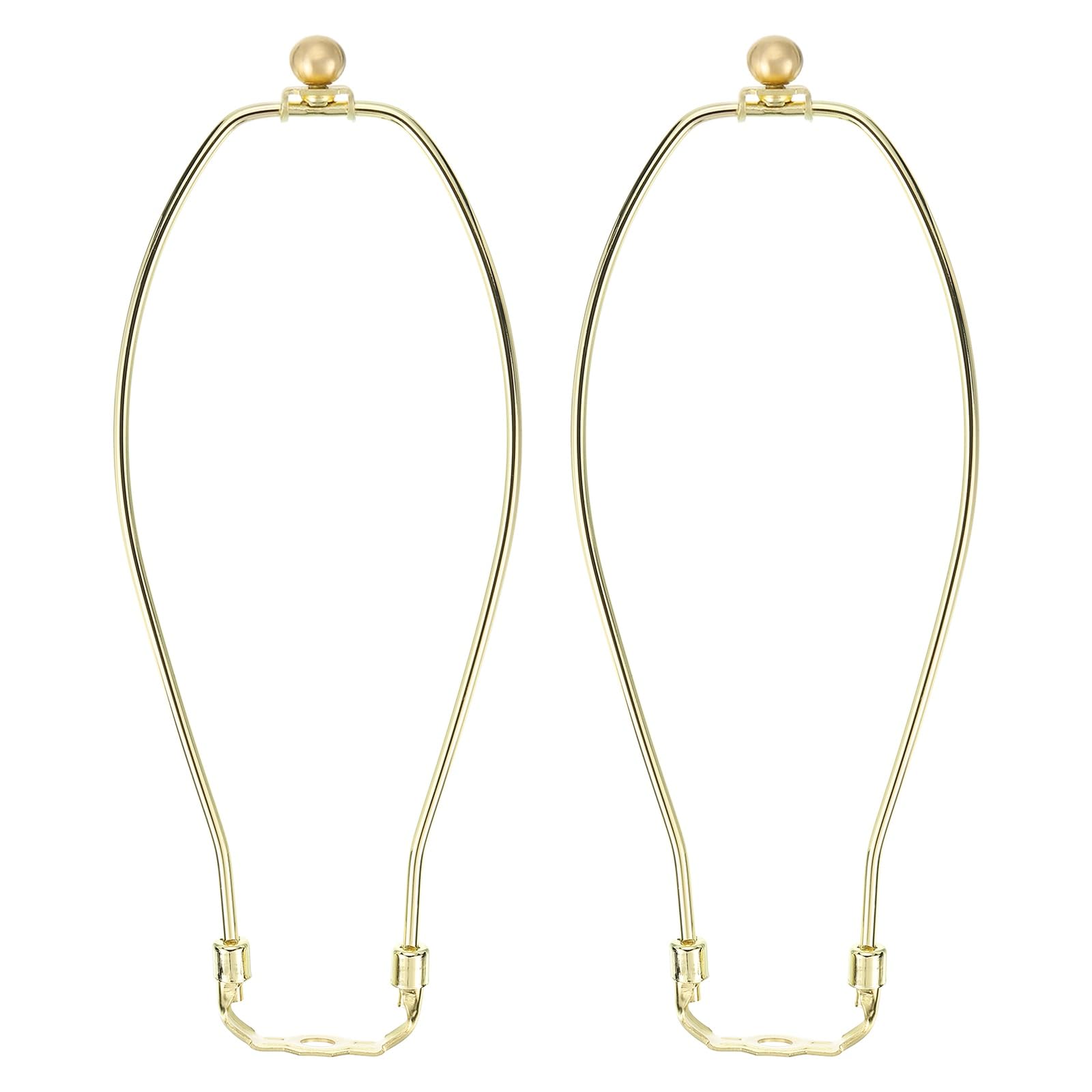PATIKIL 11.5 Inch Lamp Harp Kit with 17.5mm Solid Brass Ball Finial
