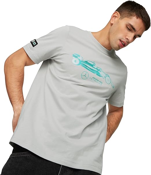 PUMA Men's Standard Mercedes AMG Petronas Essentials Car Graphic Tee