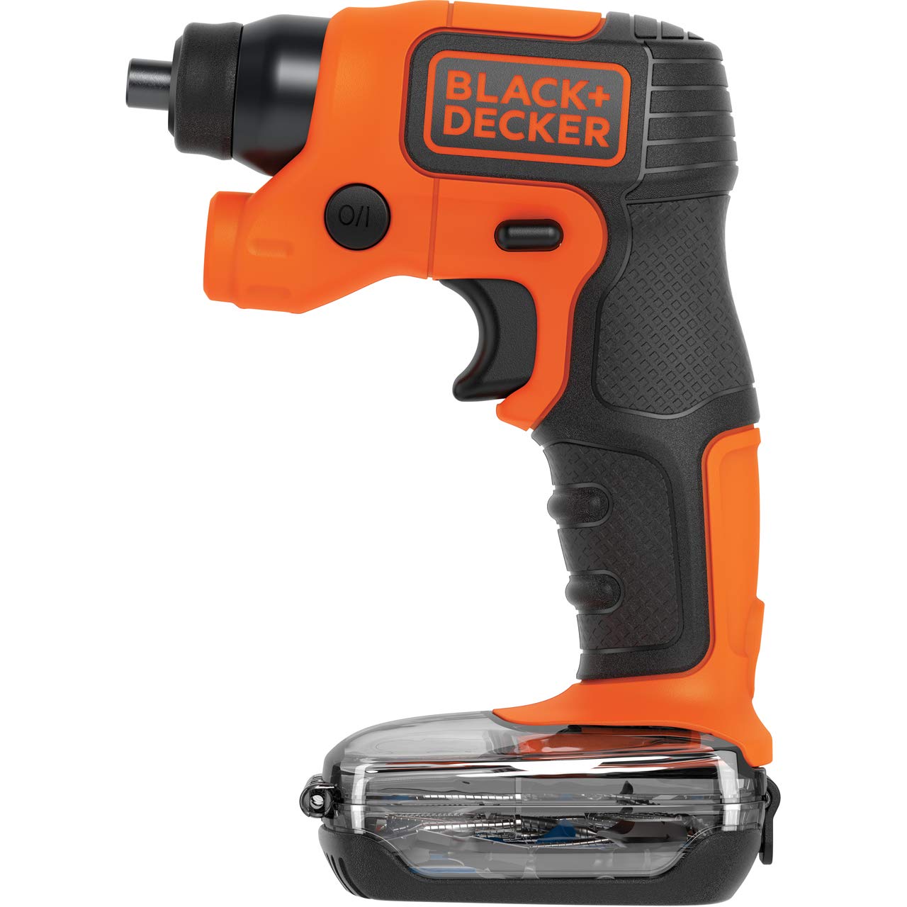 BLACK+DECKER Screwdriver with Flash Light & 30 Access, 5.5Nm 3.6v, Orange - Image 2