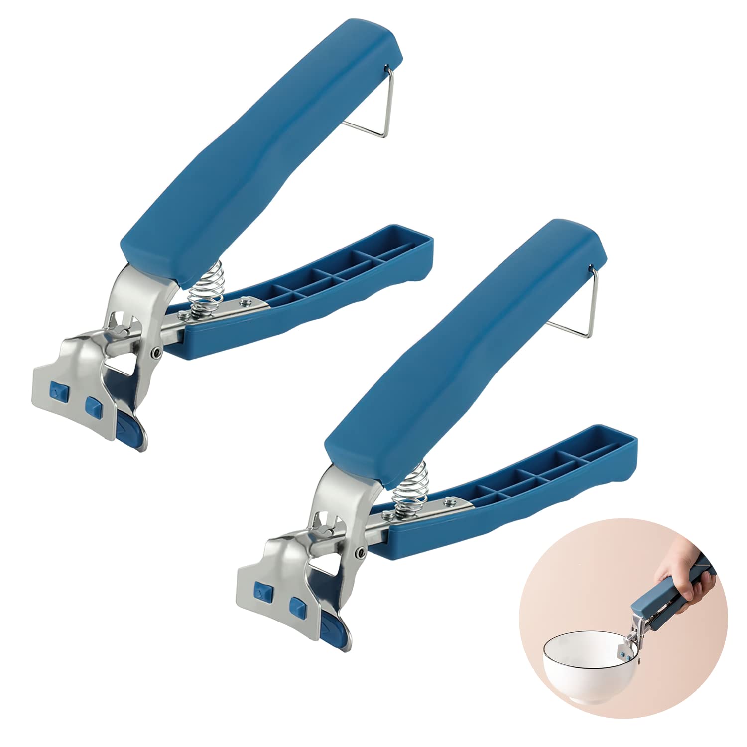 Pinza Per Teglie In Acciaio Inox Biglumin - Con Manico Antiscivolo Per Forno E Pizza - Foto 10