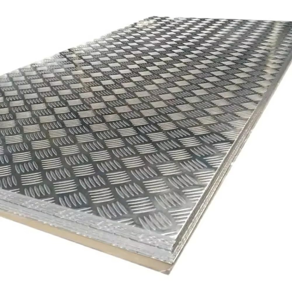 Płyta Bieżnika Ze Stopu Aluminium 1060 – Antypoślizgowa Kratka Z Wzorem Diamentowym (grubość 2 Mm) – Wysoka Twardość, Odporność Na Korozję Do Lodówek, Klimatyzatorów, Podłóg Ciężarówek (1 Sztuka)(300x