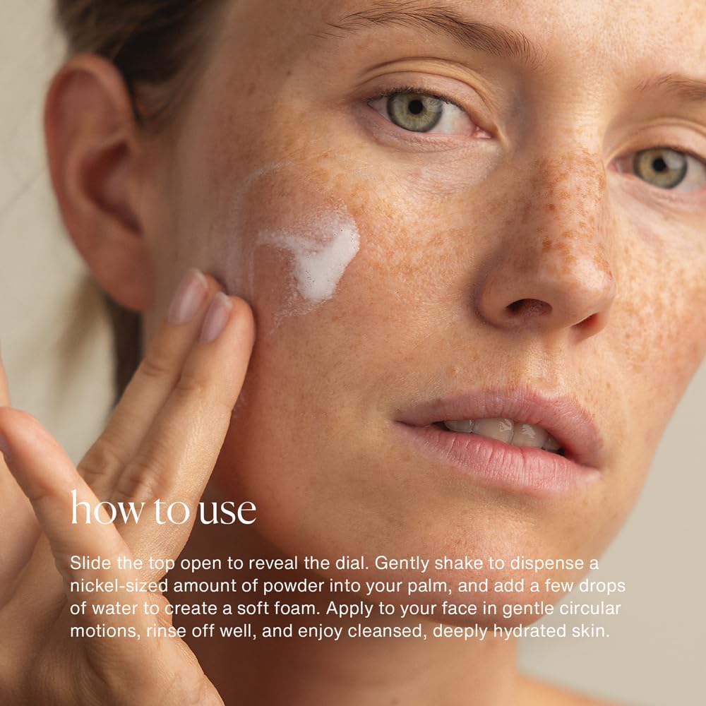 evolvetogether x Joanna Czech Rosemary Enzyme Twice-Daily Face Cleanser for Women & Men | Hydrating, Gentle Enzymatic Formula For All Skin Types | Vegan, Toxin-Free | Made in USA (Fiji, 1.41 Oz) - Image 5