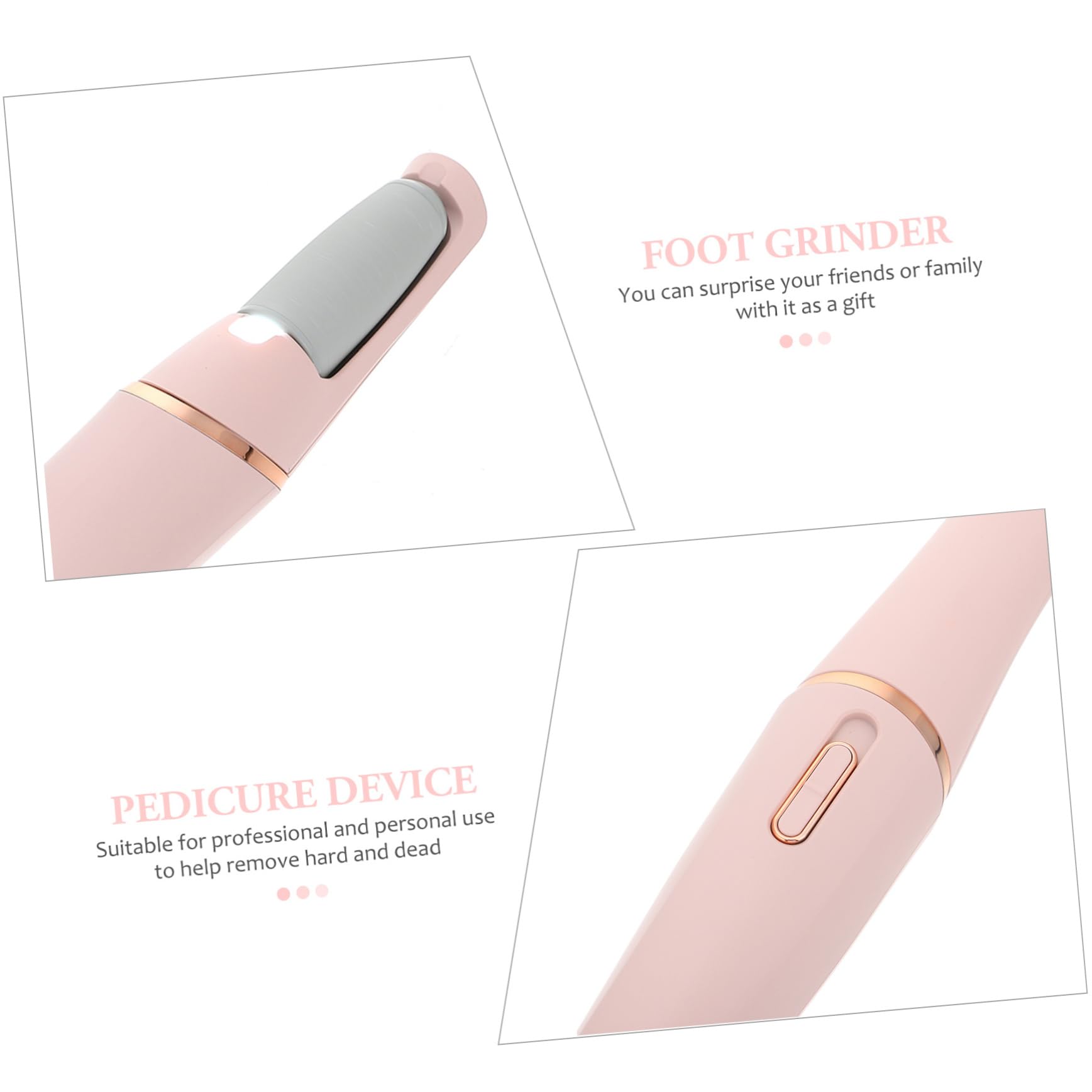 PACKOVE 1Set Foot File Remover Tool for Smooth Feet Care Ergonomic Design for Easy Use for Personal and Professional Pedicures