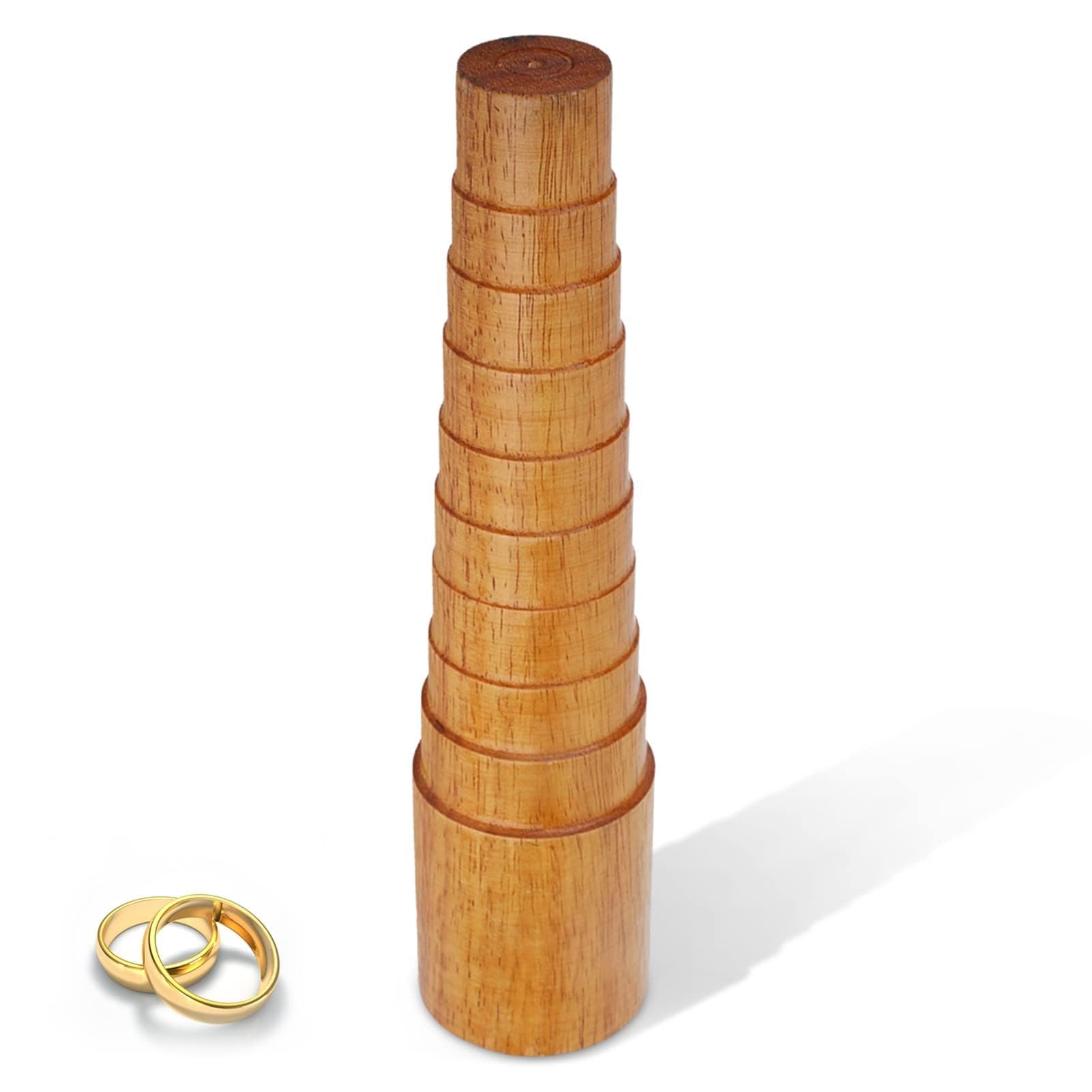 Mandrino per Bracciale, Mandrino per Bracciale in Legno Misuratore di Braccialetti Misurazione del Dimensionamento Strumento di Riparazione per la Misura del Braccialetto