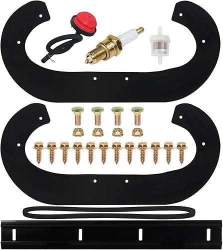 753-06469 Kit de paleta de barrena con placa de afeitado 731-08171 954-04050A Cinturón para Cub Cadet 1X 21 quitanieves, Troy-Bilt Squall 21