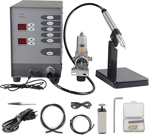 Kit de soldador de joyería permanente Máquina de soldadura por puntos de arco de tungsteno de pulso soldable de oro sólido, aluminio, soldadura de