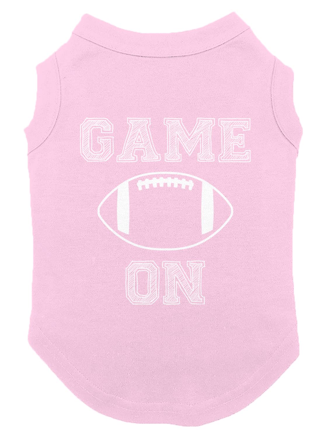 Game On - Football Sports Dog Shirt (Pink, 3X-Large)