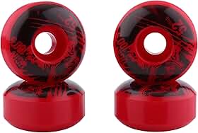 Conjunto de Rodas de Skate Longboard Durável PU Cruiser para Skate Básico Dureza SHR-100A Adequada para Estrada de Asfalto, Estrada de Mármore/cimento, 4 Unidades/conjunto