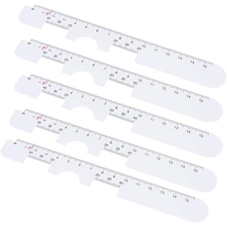 amazon com supvox 10pcs pd ruler eye ophthalmic tool plastic practical for hospital clinic white industrial scientific