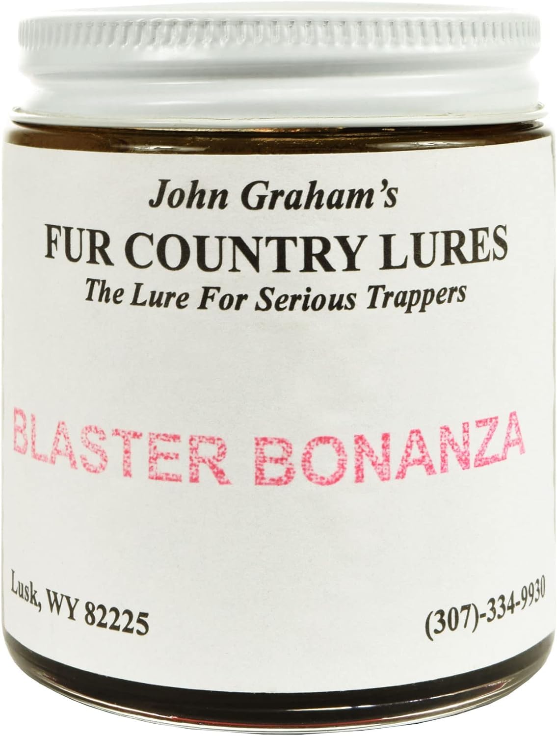 Blastor Bonanza - John Grahams Fur Country Lures - 4 Ounce Jar Trapping Supplies