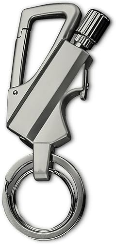 Miniatura 12 de Encendedor infinito permanente con llavero multiherramienta abrebotellas (2 unidades, negro) 2 piezas-negro,2 pzas,2 piezas-dorado,2