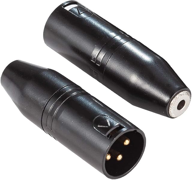 3.5mm to XLR for Rode, Ancable 2-Pack 3.5mm Stereo TRS Mini-Jack Female to 3-Pin XLR Male Microphone Adapter, Audio Converter for Camcorders, Recorders, Mixers