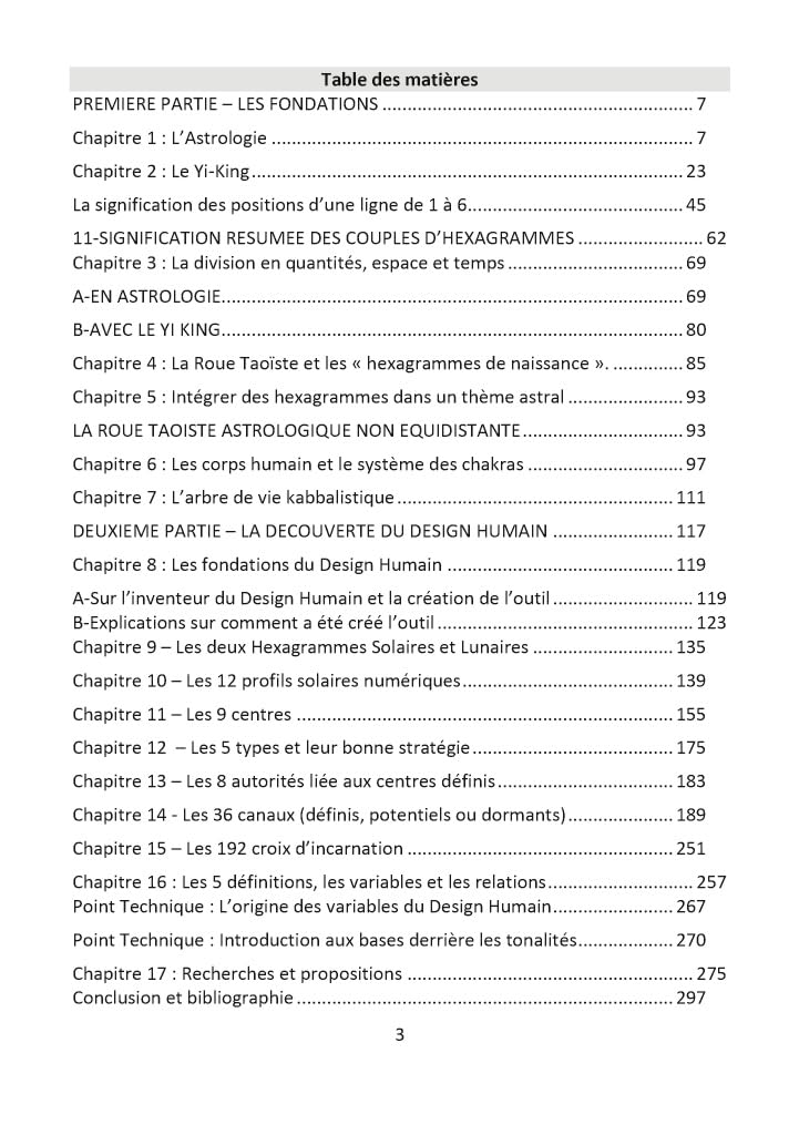 Astrologie, Yi-King et Design Humain: VERSION FEVRIER 2027