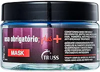Truss Máscara Uso Obrigatório Plus+ | Reconstrução e Nutrição Profunda para Cabelos Fragilizados | 180g