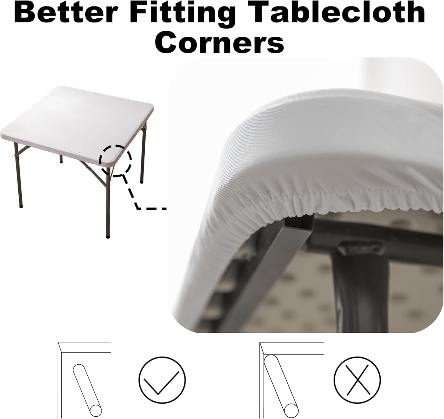 Easter Square Fitted Elastic Edge TableCloths, Bunny and Eggs Waterproof Wipeable Table Cover for Dining Kitchen Party Indoor Patio Table, 70 x 70 inch