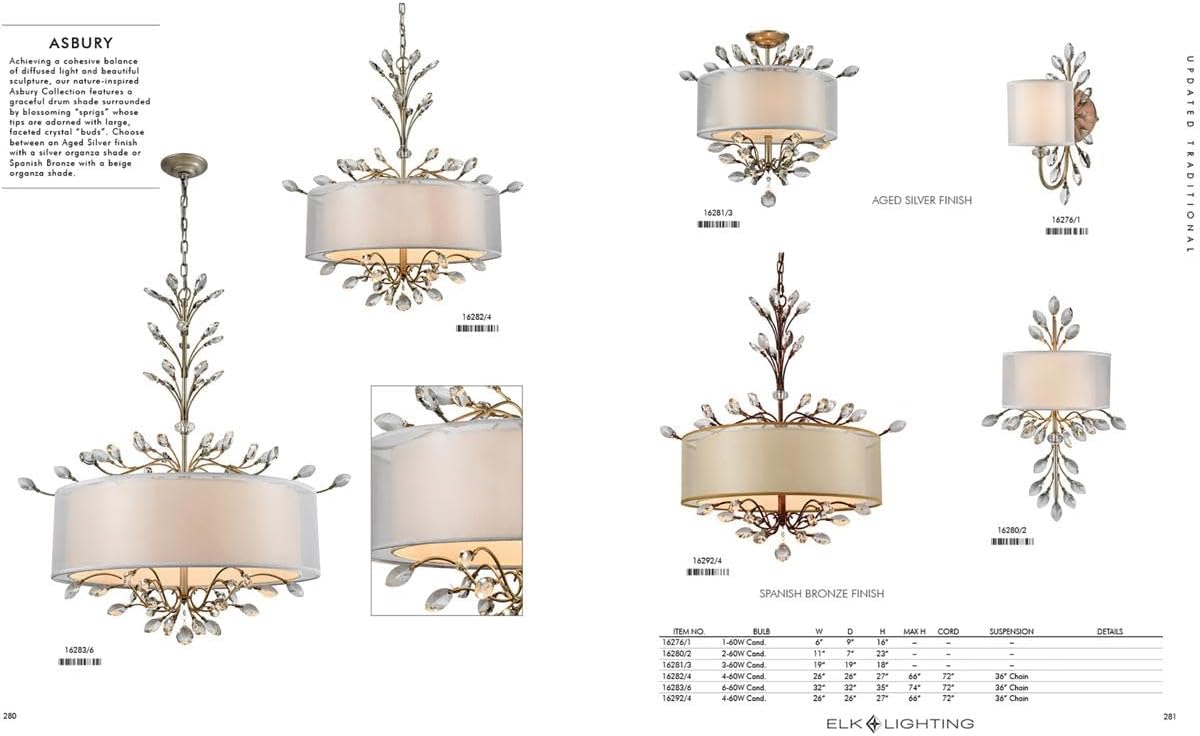 Elk Home 16277/2 Asbury 24'' Wide 2-Light Vanity Light with Aged Silver Finish