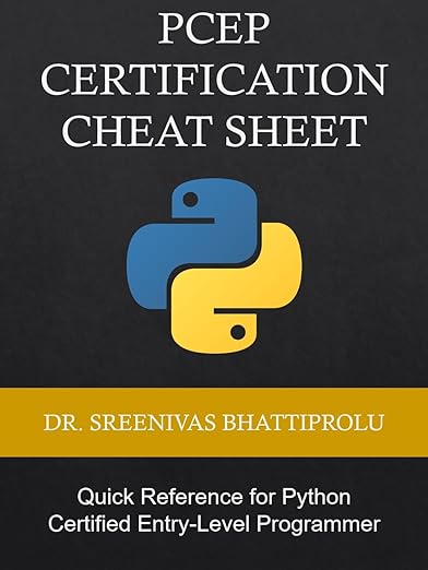 PCEP Certification Cheat Sheet: Quick Reference for Python Certified ...