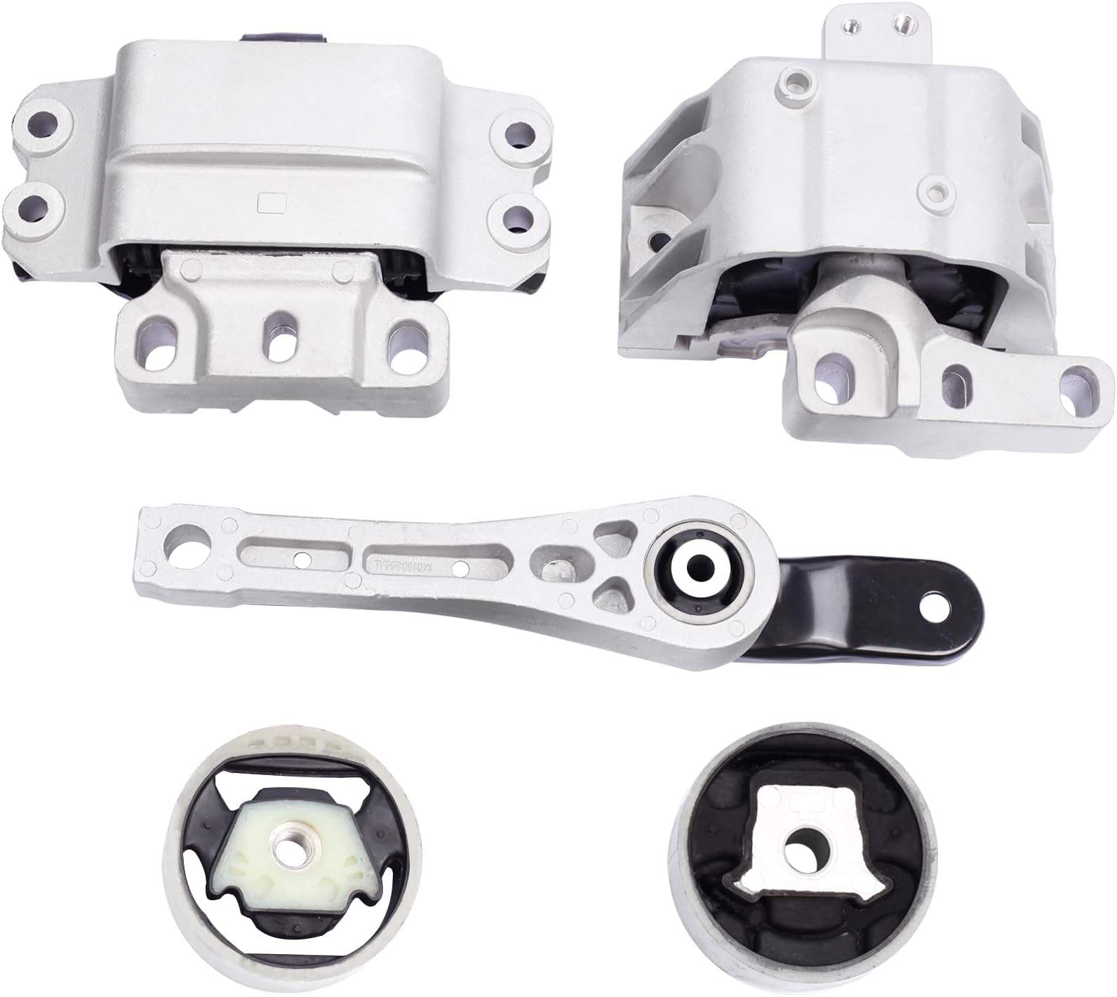 Engine Motor and Transmission Mount Compatible with Jetta 2014-2018 1.8L1.4L L4 & Passat 2014-2017 1.8L L4 & Beetle 2018-2019 2.0L Turbocharged 5-Piece Set /A6929 A4928 A4925 A6962 A6966