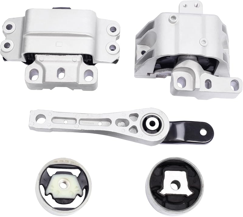 Kit de coxins do motor e câmbio QRYIPPDM para Jetta, Passat e Beetle – 5 peças