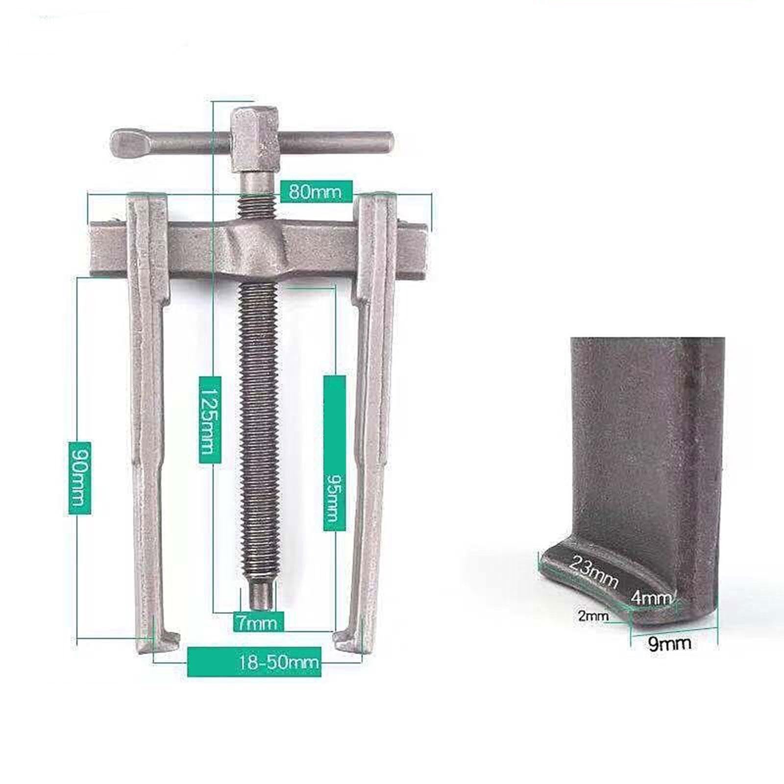 VUIUYOIES Estrattore per cuscinetti, strumento di riparazione auto, efficiente strumento di rimozione ingranaggi reversibile, estrazione cuscinetti e pulegge, estrattore per con filettatura a T per
