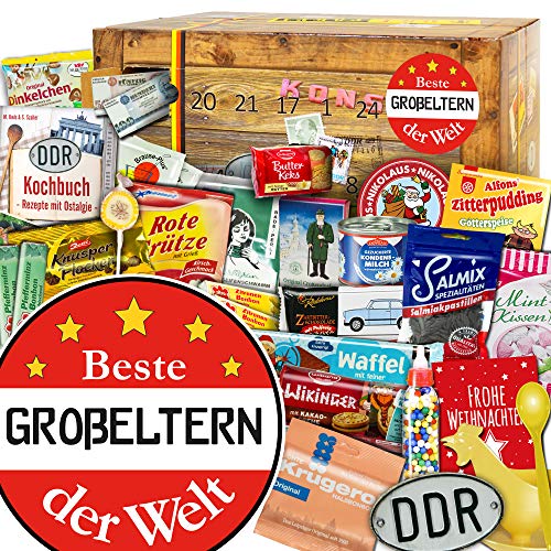 Beste Großeltern der Welt/Geschenk Oma und Opa/Ost Adventskalender 2024 2025