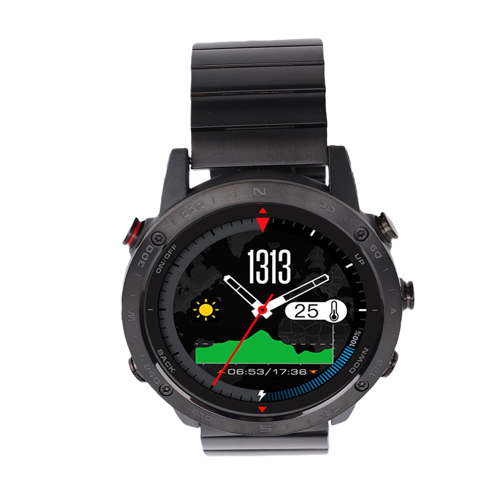YUYTE Orologio Smartwatch Fitness Touchscreen Tondo 3,3 Cm per Uomo,