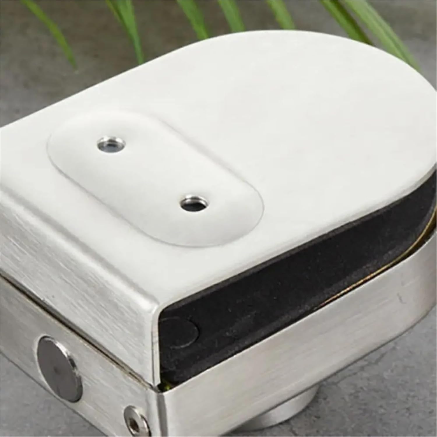 10-12mm Frameless Glass Door Lock No Need Drilling Safe Display Cabinet with Keys Stainless Steel Buckle