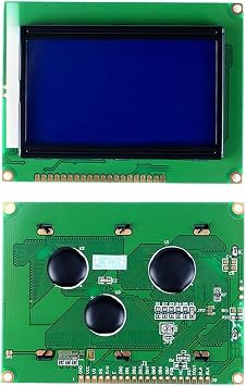 128x64 STN LCD Display Module with Built-in Chinese Font, I2C/Parallel Interface, LED Backlight, 3.3V 5V Wide Voltage Range, for Industrial MCU ApplicationsA