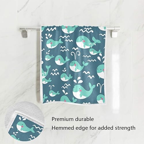 Miniatura 6 de senya Toalla de mano de fantasma de calabaza de Halloween, toallas de lujo ultrasuaves para baño, 30 x 15 pulgadas