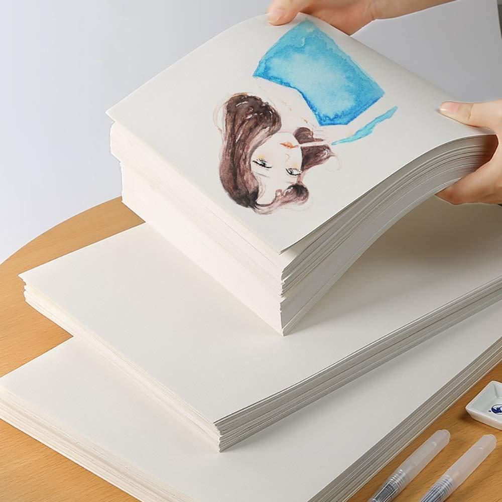 Papel de acuarela de grano medio para dibujo y boceto de estudiante de arte