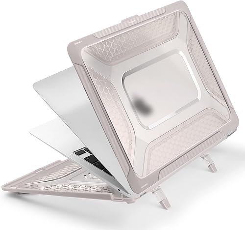 Miniatura 29 de Batianda Funda para MacBook Air de 13 pulgadas 2020 2019 2021 modelo A2337 M1 A2179 A1932 con Touch ID, carcasa rígida resistente a prueba de golpes