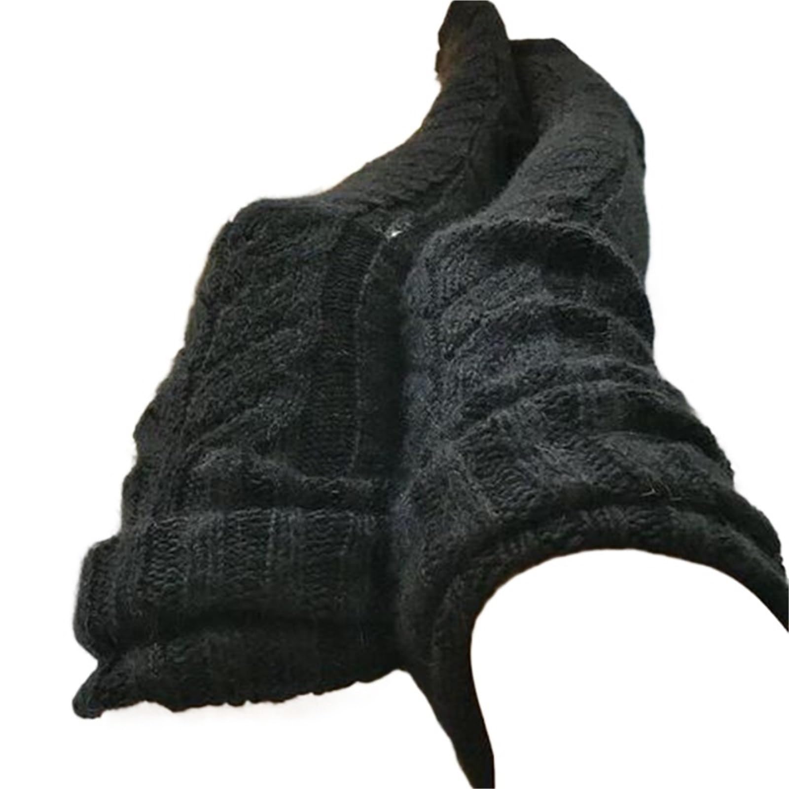 Scaldamuscoli Donna Scaldamuscoli invernali da donna, caldi e traspiranti, lunghi fino al ginocchio, in maglia di lana elasticizzata